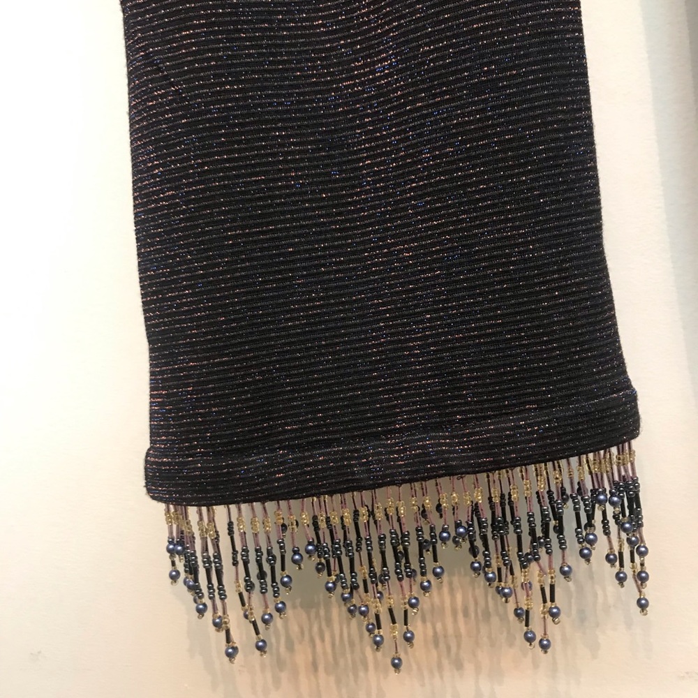 Opening Ceremony metallic fringe pants